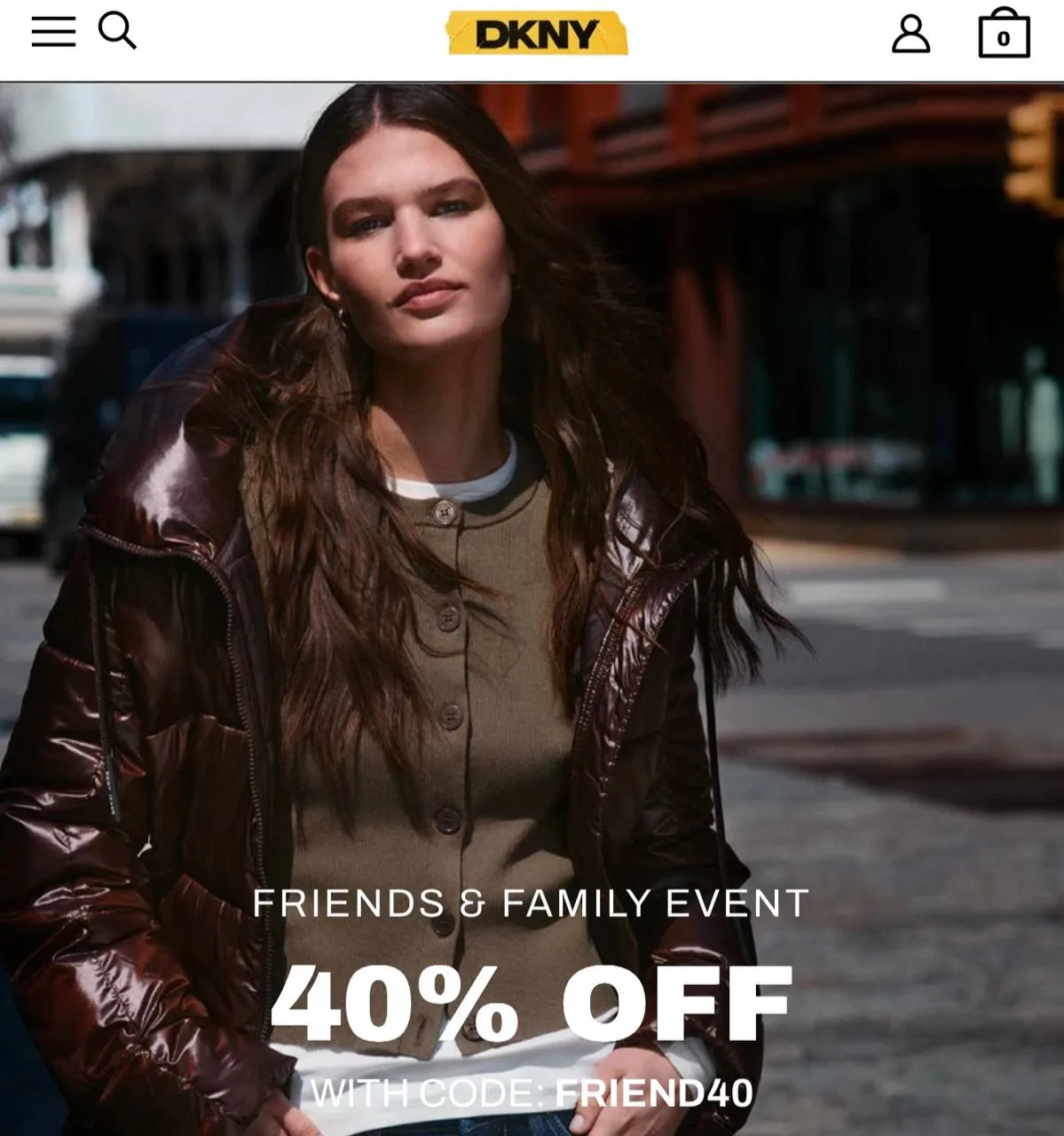 🤩EXTRA -40% на DKNY.com