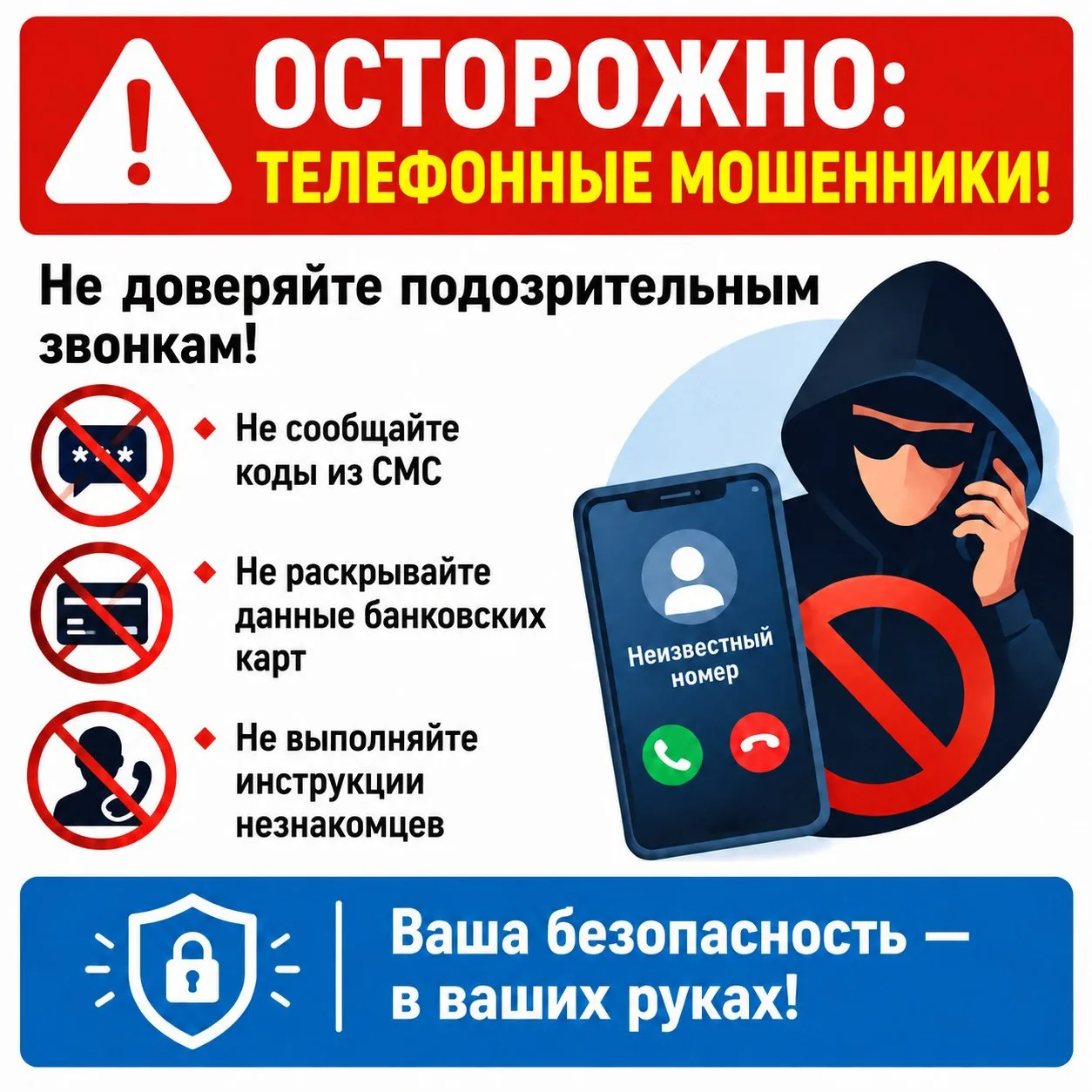 📱 Телефонные мошенники: как не попасться на уловки