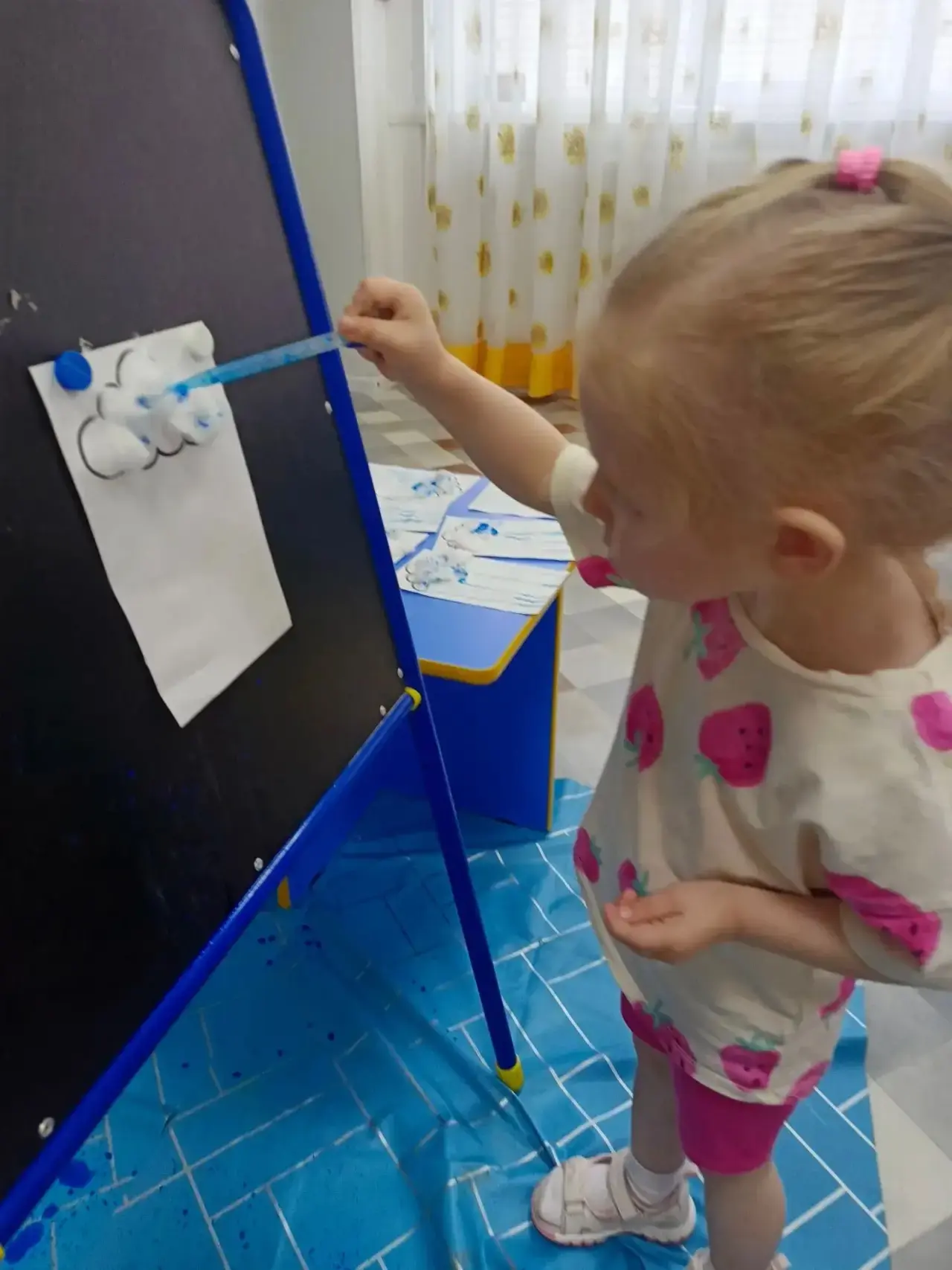 🎨В нашем детском саду прошло увлекательное творческое занятие для малышей второй младш...