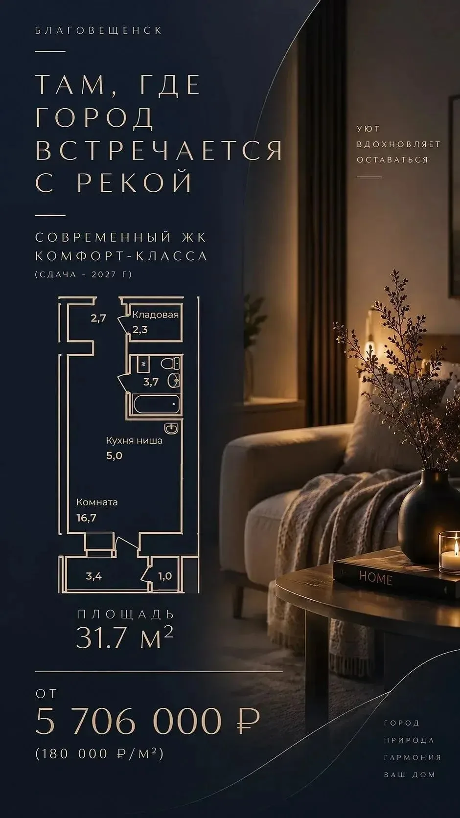 🏙 Там, где город встречается с рекой