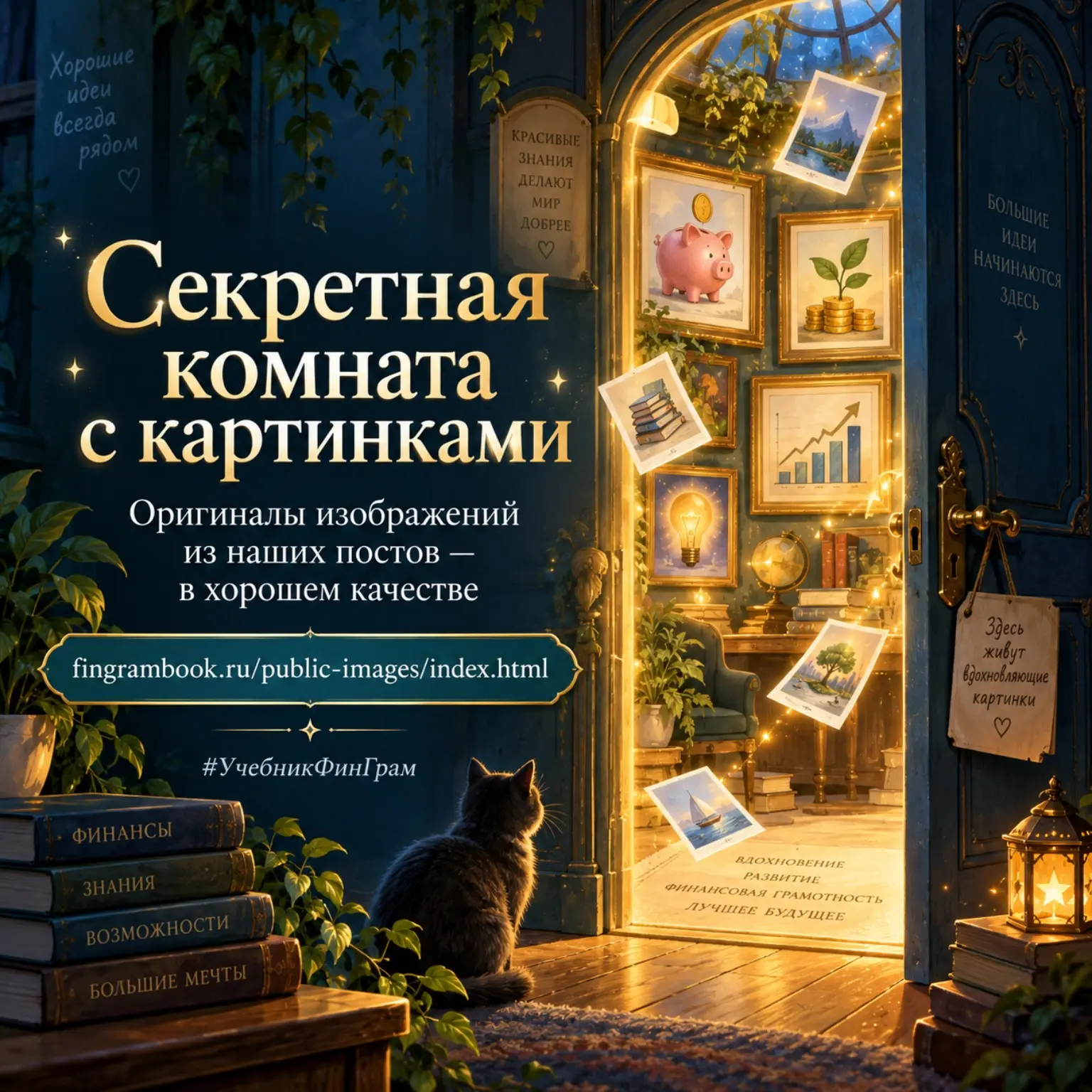 🔐 А вы знали, что на сайте «УчебникФинГрам» есть секретная комната с картинками?