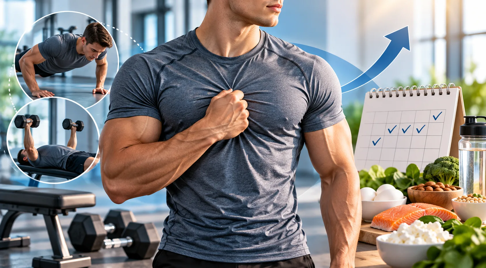 💪  Хотите сделать грудные мышцы сильнее и рельефнее? За месяц можно заметить первые из...