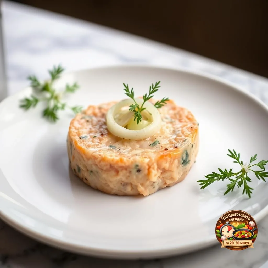 🍽️ Рыбный паштет с огурцами и луком