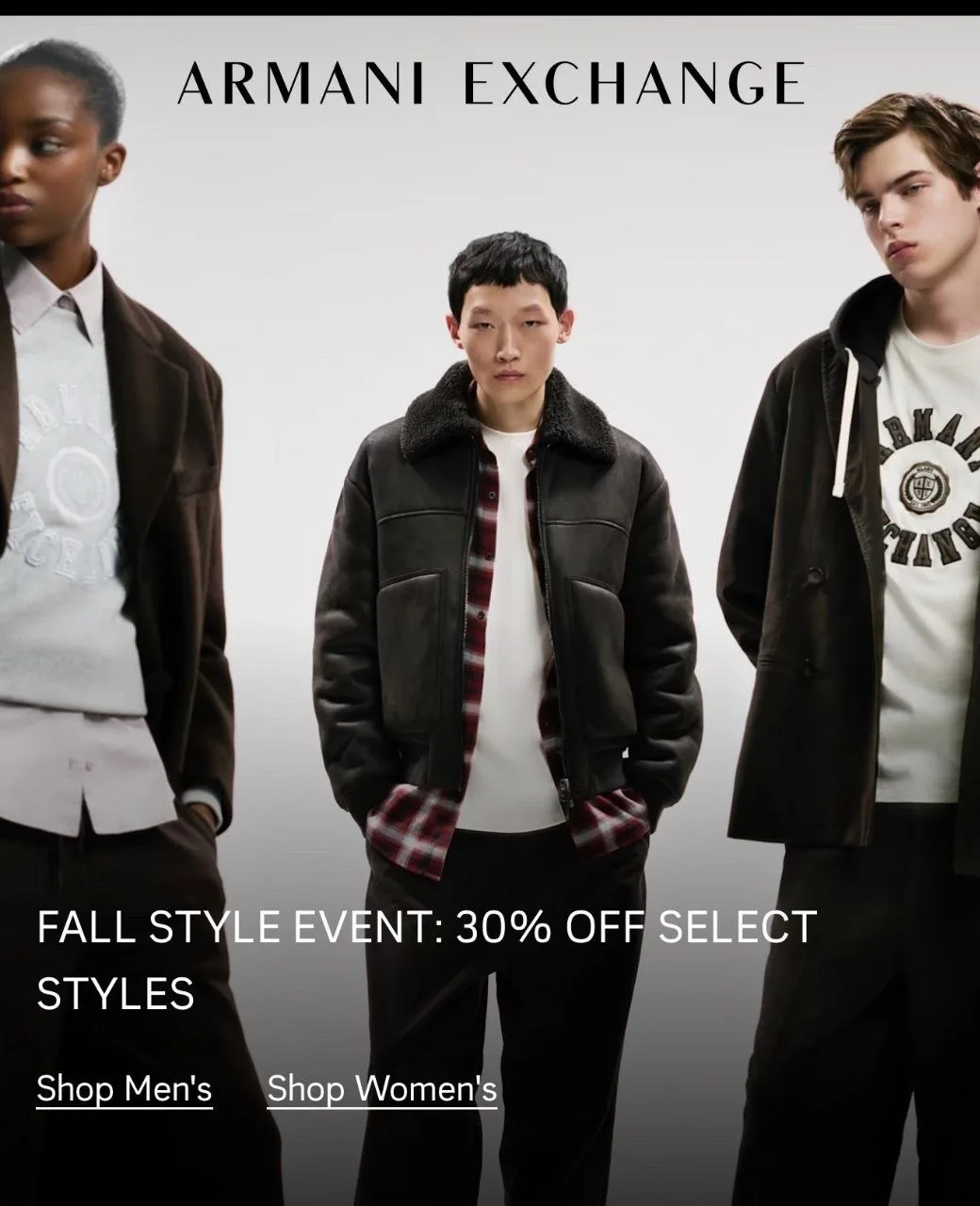 ⚡️ На Armani Exchange  стартовала большая осенняя распродажа с очень выгодными предложе...