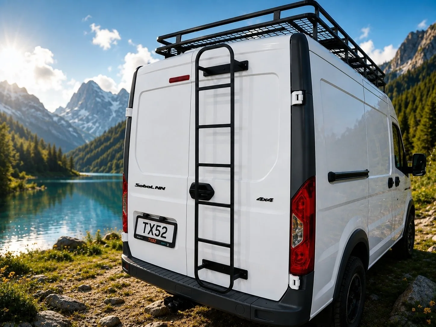 🚐 Лестница на Соболь НН / Газель НН — когда крыша должна быть доступной