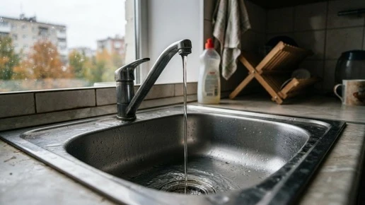В доме на Кобозева в Екатеринбурге из кранов течёт ржавая вода