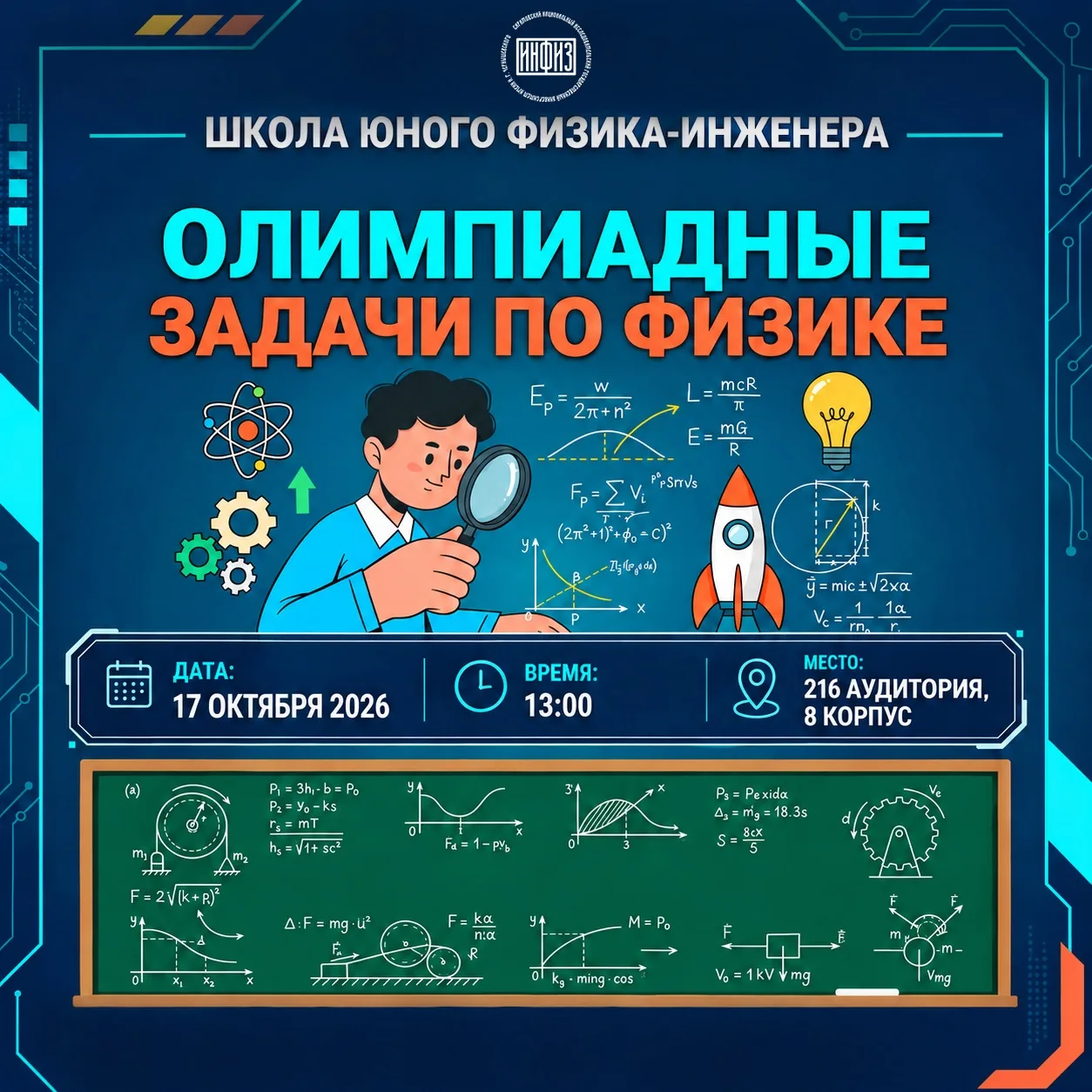 Новая лекция на Школе юного физика-инженера!