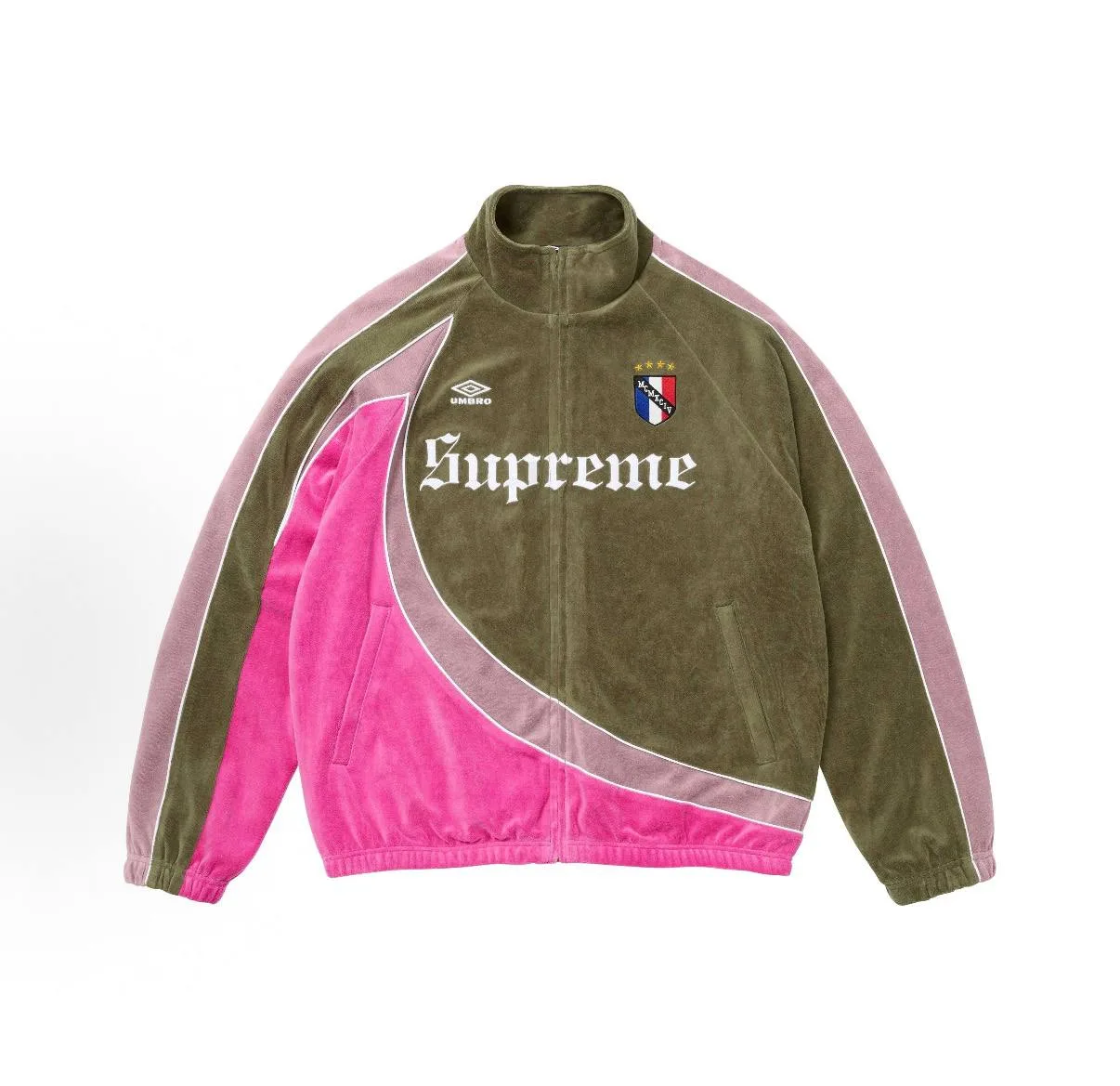 Supreme × Umbro FW26 FW26 WEEK4 Velour Track Jacket🔥
