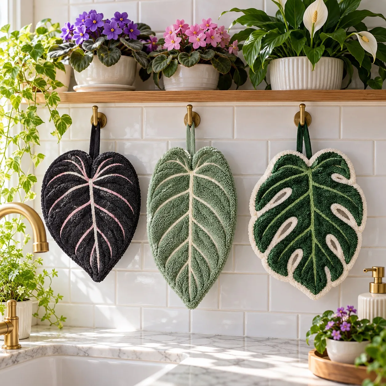 🌿 Тропические листья, которые не нужно поливать