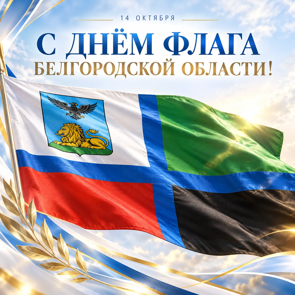 💙 С Днём флага Белгородской области!