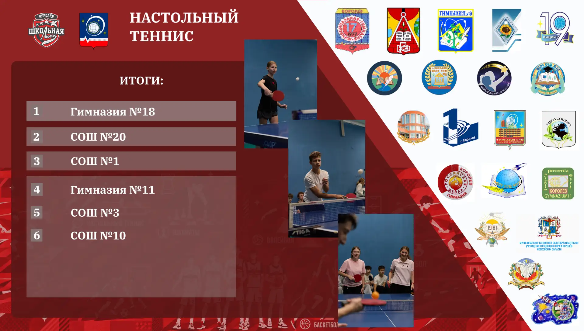 🏓 В рамках КШЛ прошёл турнир по настольному теннису!