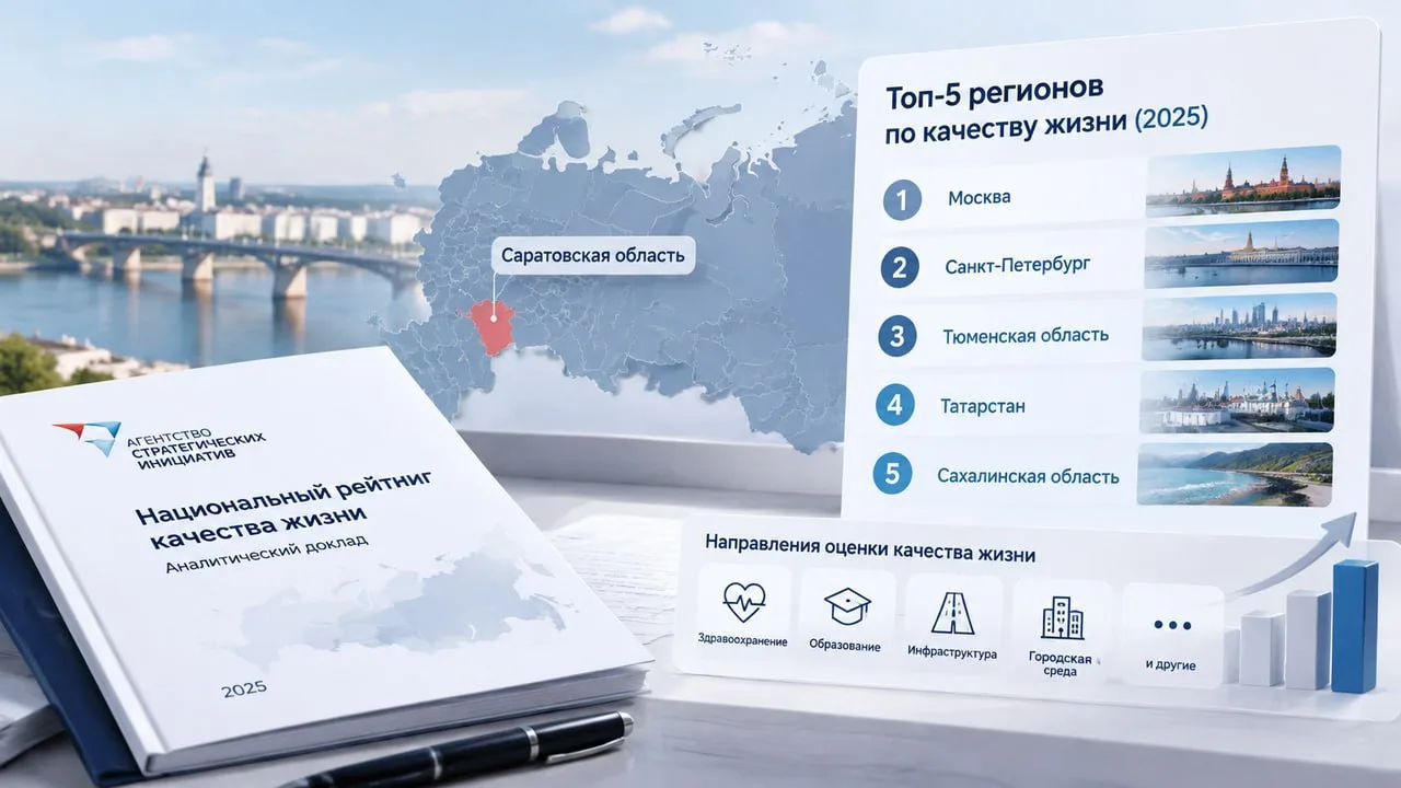 ❗️Саратовская область пятый год подряд не может попасть в топ интегрального рейтинга ре...
