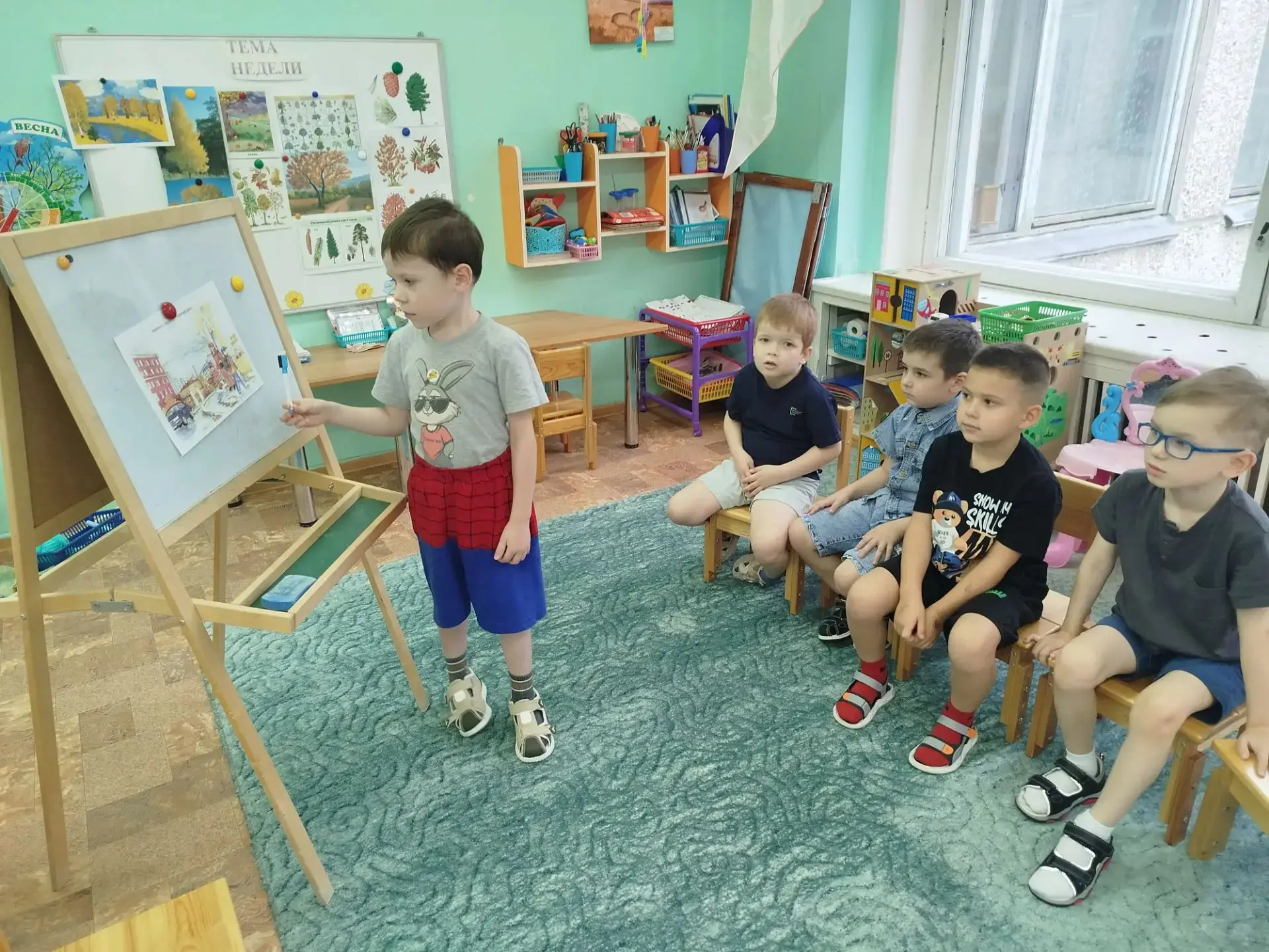 В старшей группе "Лучики", мы провели серию занятий, направленных на развитие речи дете...