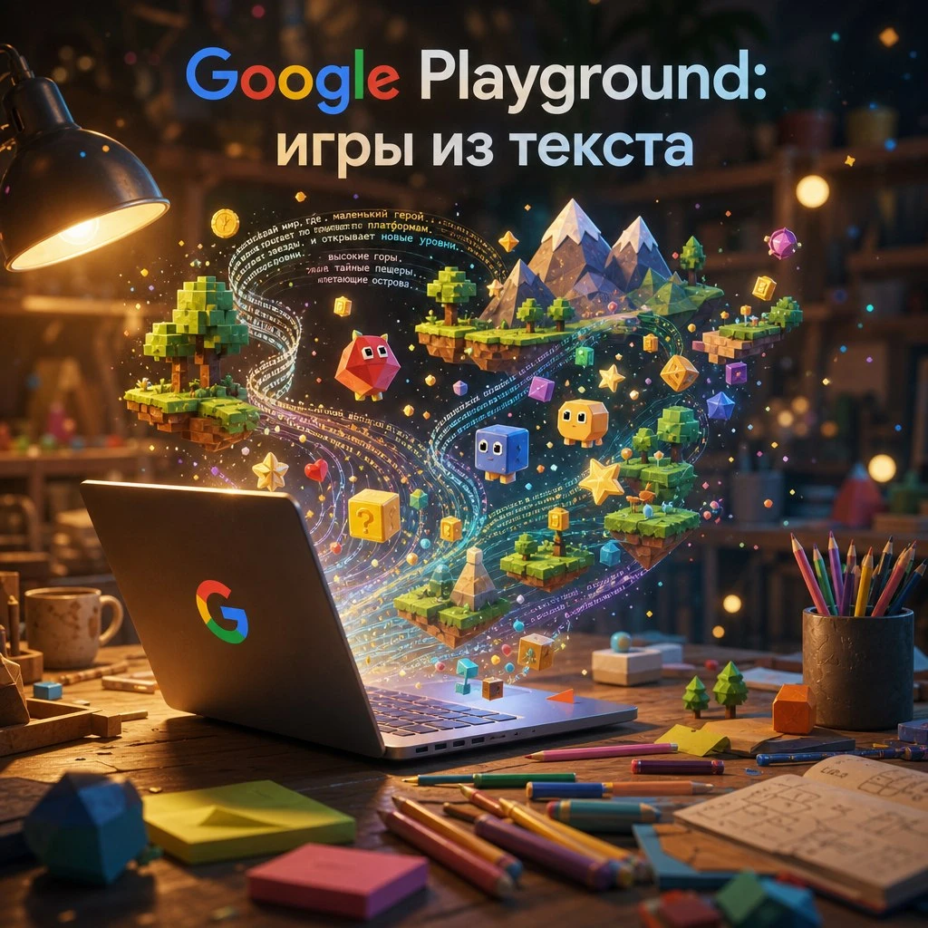 Гугл выпустила сервис, который делает игры из текста