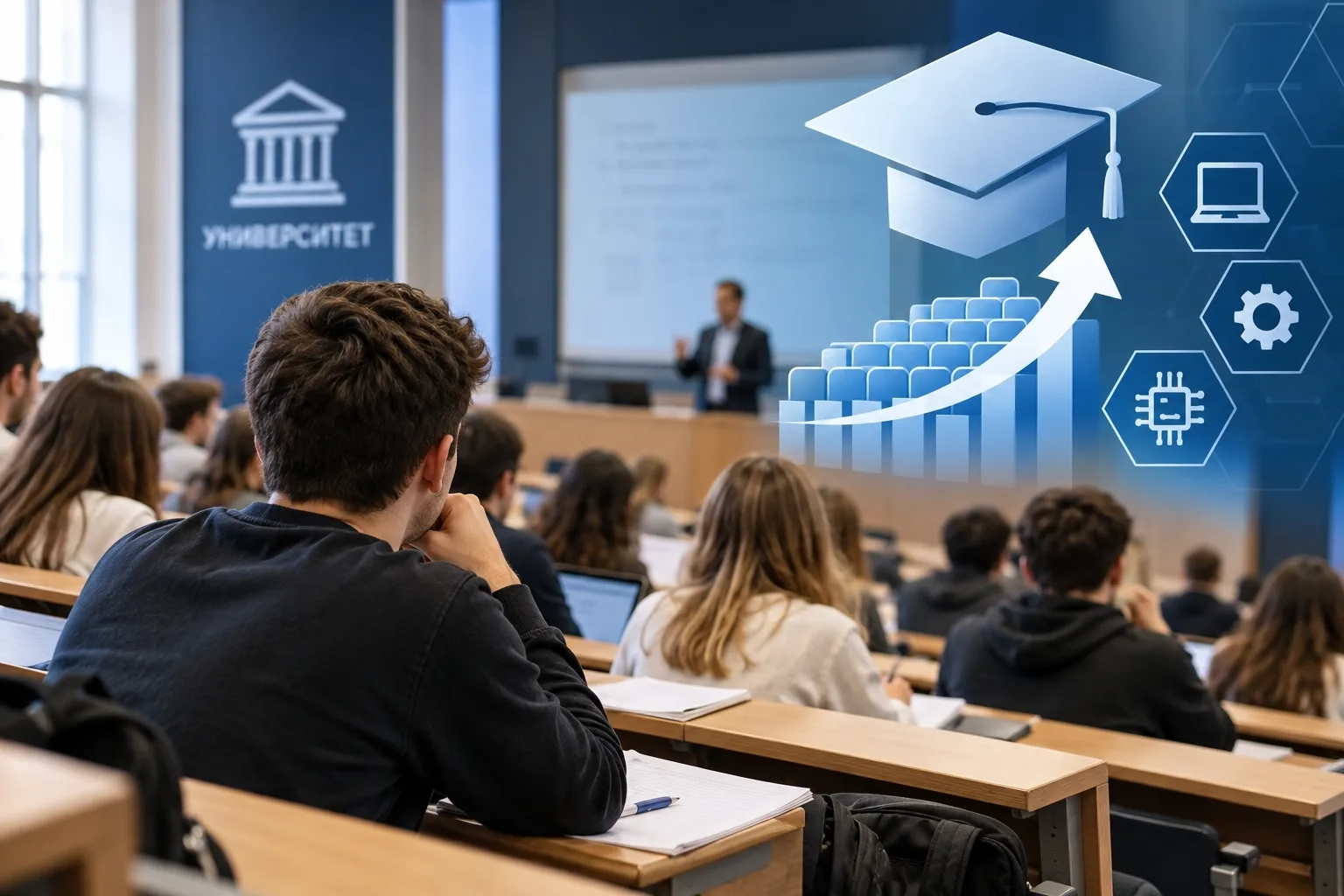🎓 В России увеличат количество бюджетных мест в ведущих вузах