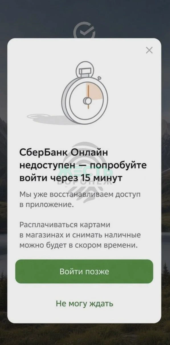 Воронежцы сообщают о сбое приложения Сбербанка