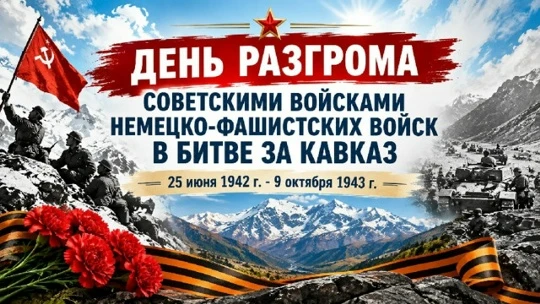 9 октября — День воинской славы России: память о битве за Кавказ.