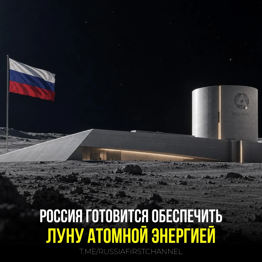 🚀 Россия планирует построить атомную электростанцию на Луне к 2036 году!
