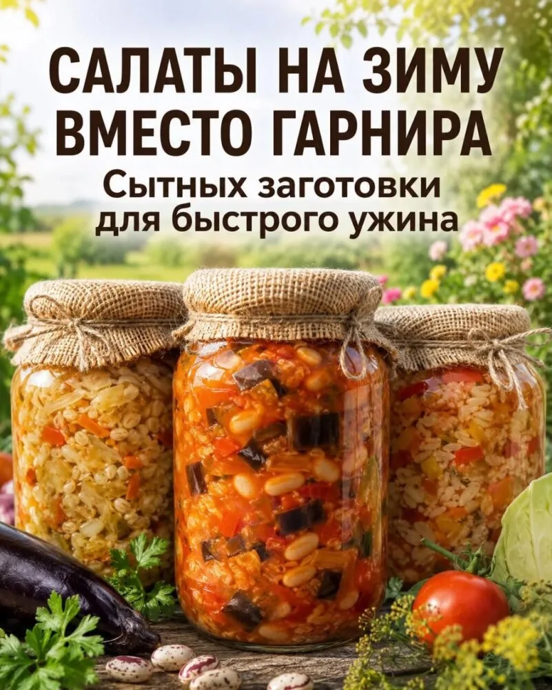 НЕ ПРОСТО САЛАТЫ, А ГОТОВЫЙ УЖИН В БАНКЕ 🥘