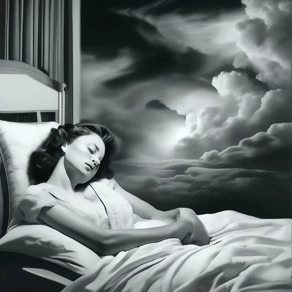 12% людей видят черно-белые сны 💤🌑👤