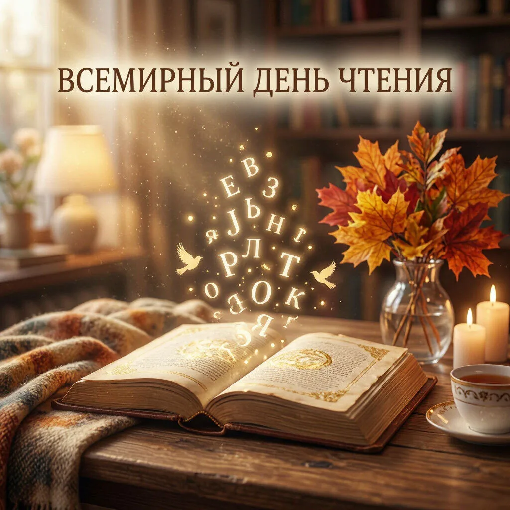 📖  Да, у чтения есть свой особенный день – 9 октября! Его придумали, чтобы напомнить: ...