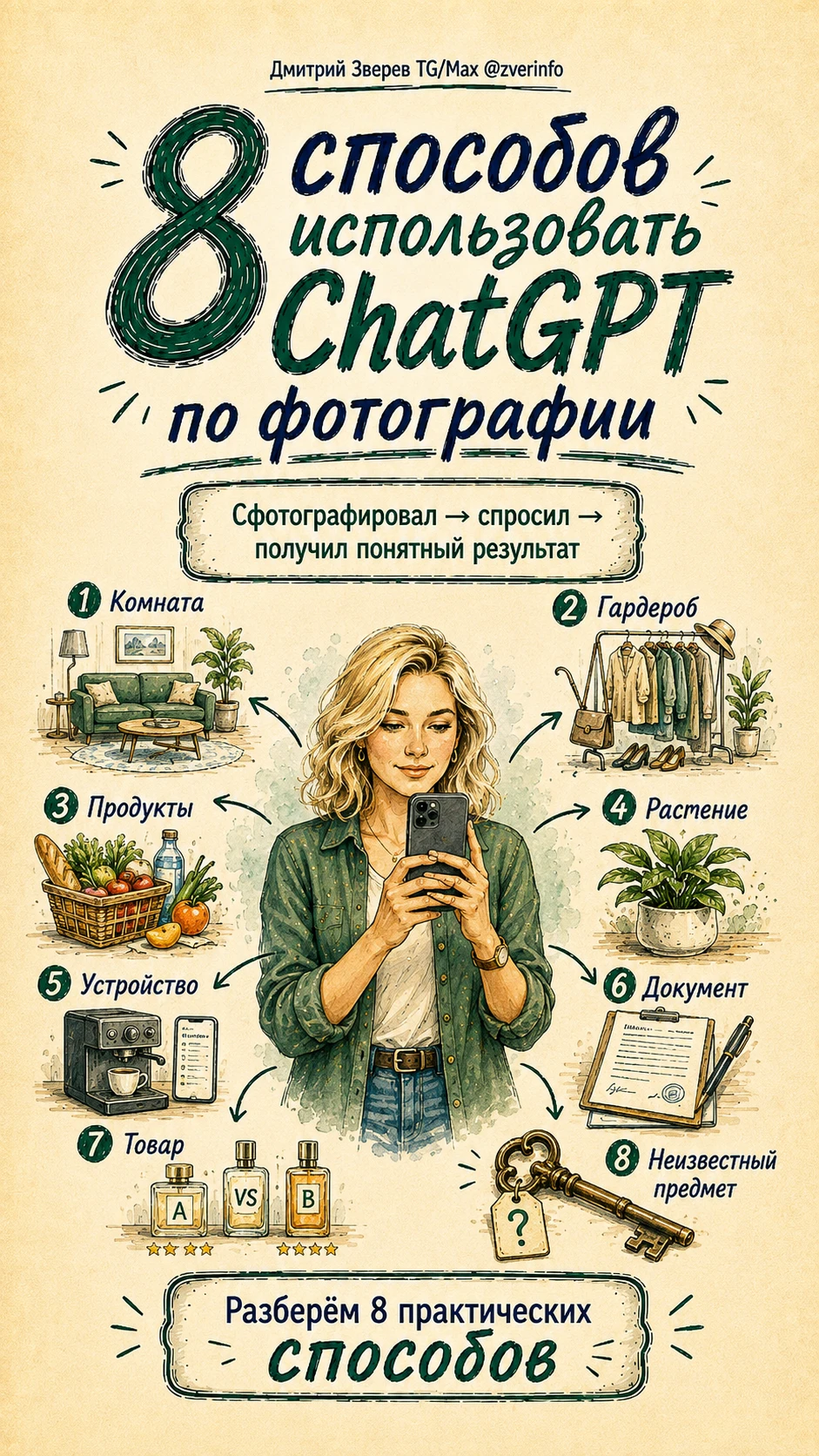 🔖 8 способов использовать ChatGPT по фотографии