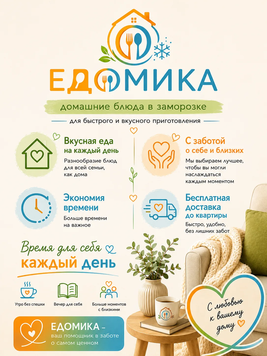 🏠 Добро пожаловать в ЕДОМИКУ!