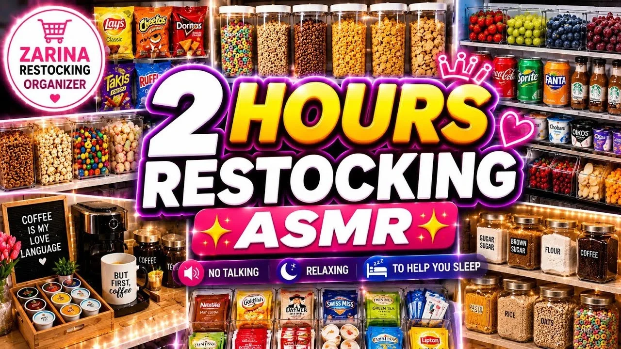 ✨ 2 часа успокаивающего пополнения запасов в формате ASMR | Расслабляющие видео с попол...