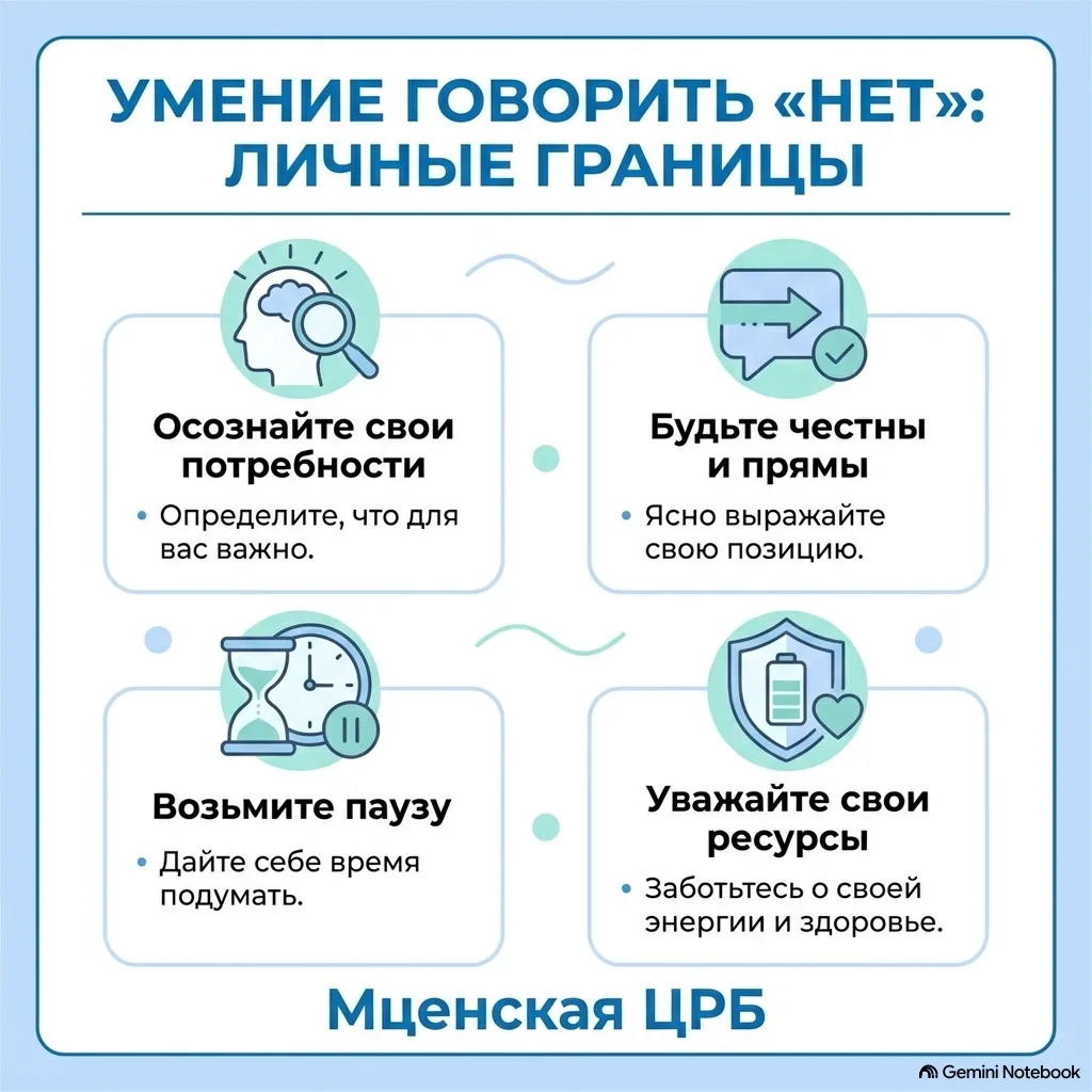 Умение говорить «нет»: как защитить свои границы и личное благополучие без чувства вины 🛑