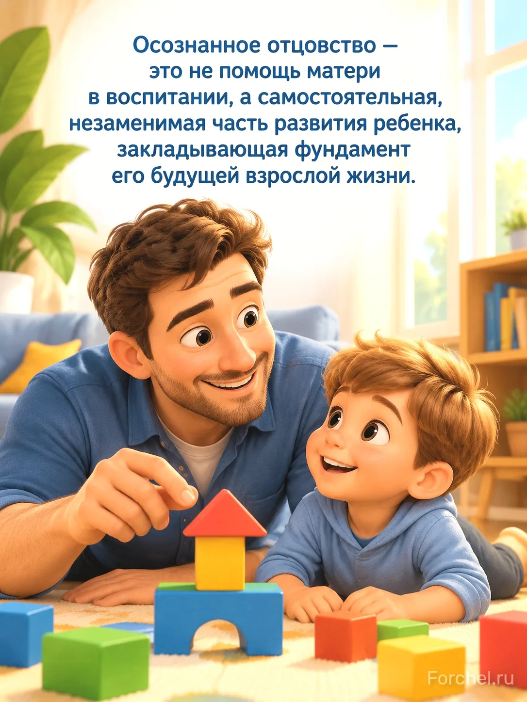 Роль отца в жизни ребенка выходит далеко за рамки традиционного представления о нем как...