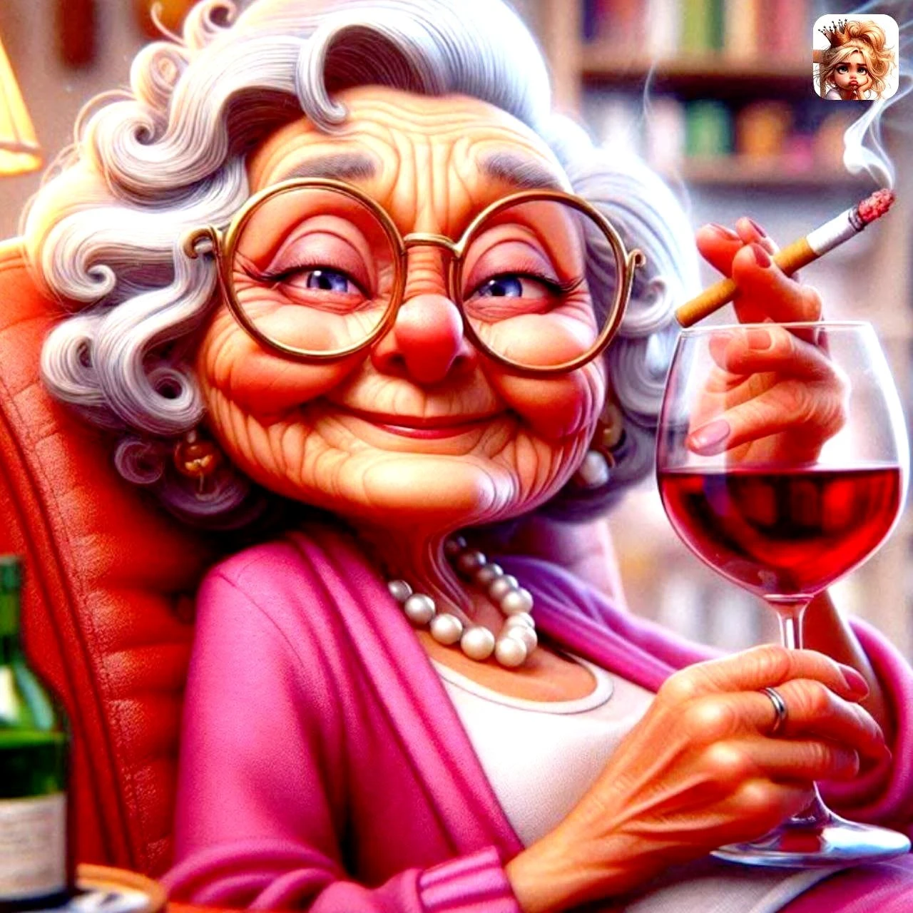 🍹... а себя бокальчиком винца...