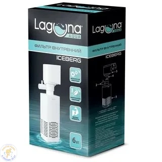 Фильтр внутренний ( 500л/ч,6W) Лагуна ICEBERG JY500F (8*5*18см)-837р