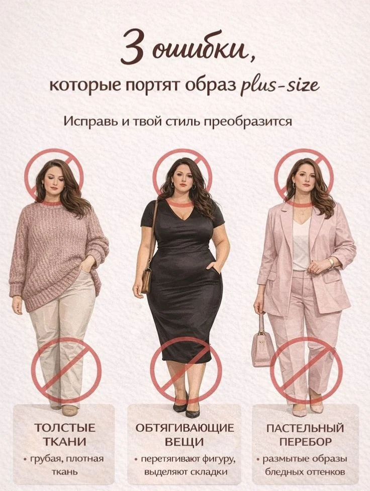 Основные ошибки, которые портят ваш образ 🏧