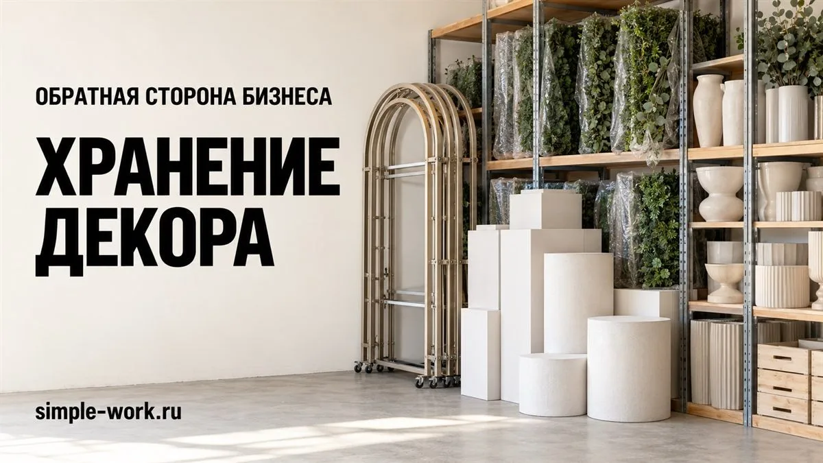 Прокат декора: хранение между праздниками
