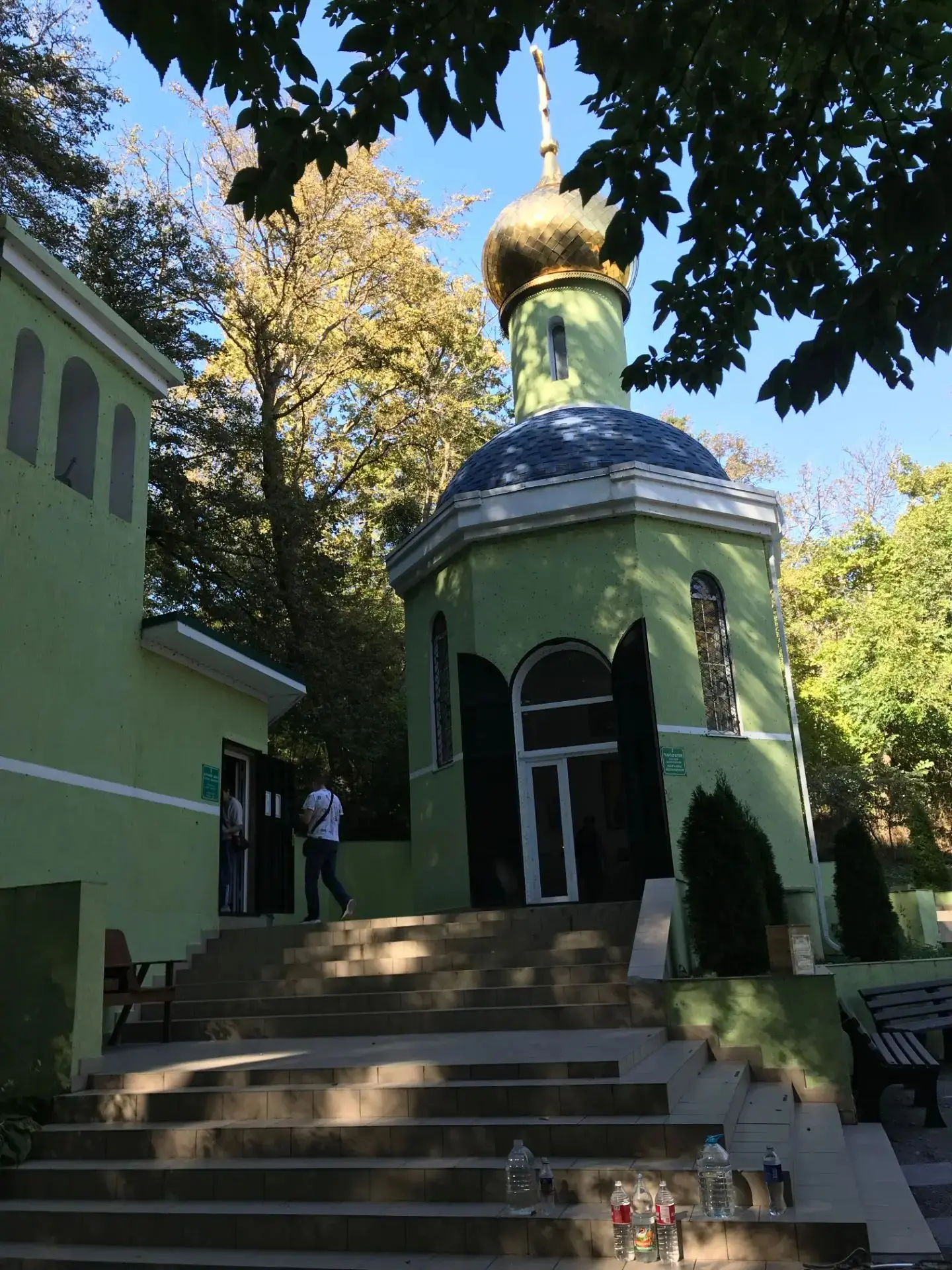 Сегодня у часовни святой блаженной Матроны Московской на Щёлоковом роднике был совершен...