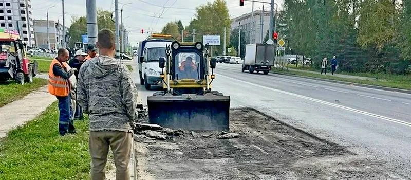 В Коврове 13 октября ведут ямочный ремонт и чинят ливневку