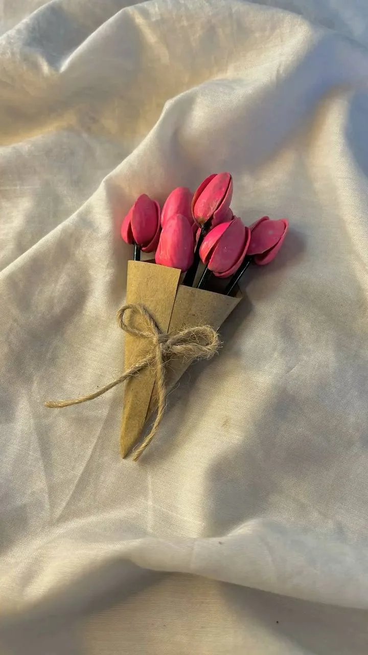 🌷Цветы из фисташковой скорлупы