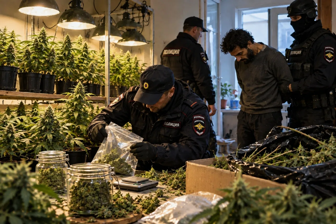 Во Владимирской области ликвидировали домашнюю наркооранжерею с 300 кустами конопли