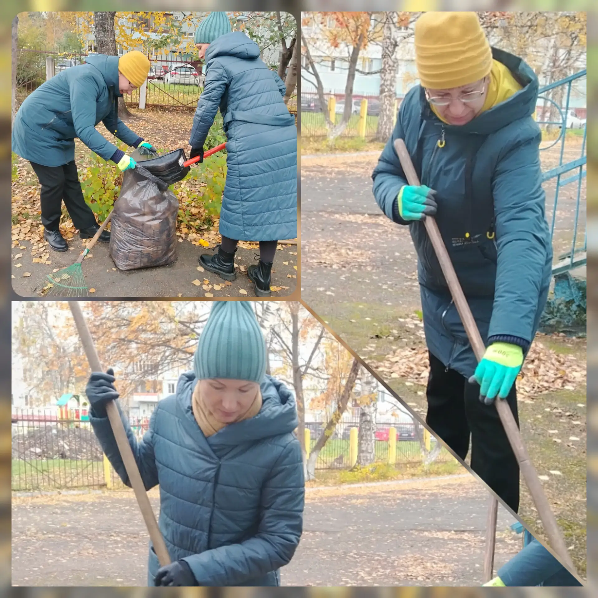 Субботник в детском саду: вместе чище и теплее!