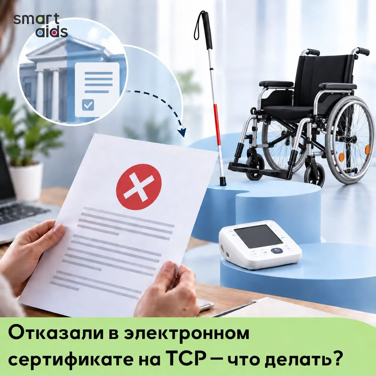 Отказали в электронном сертификате на ТСР: что делать ✅