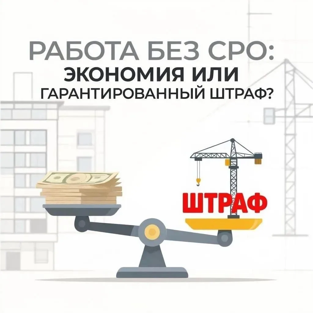 🚧 Работа без СРО: экономия или гарантированный штраф?