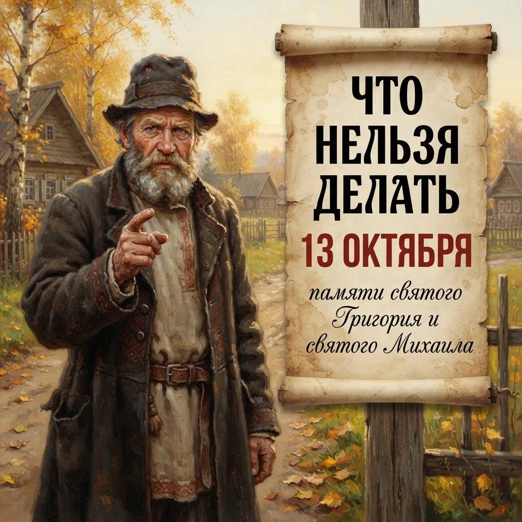 🚫 13 октября — Что нельзя делать