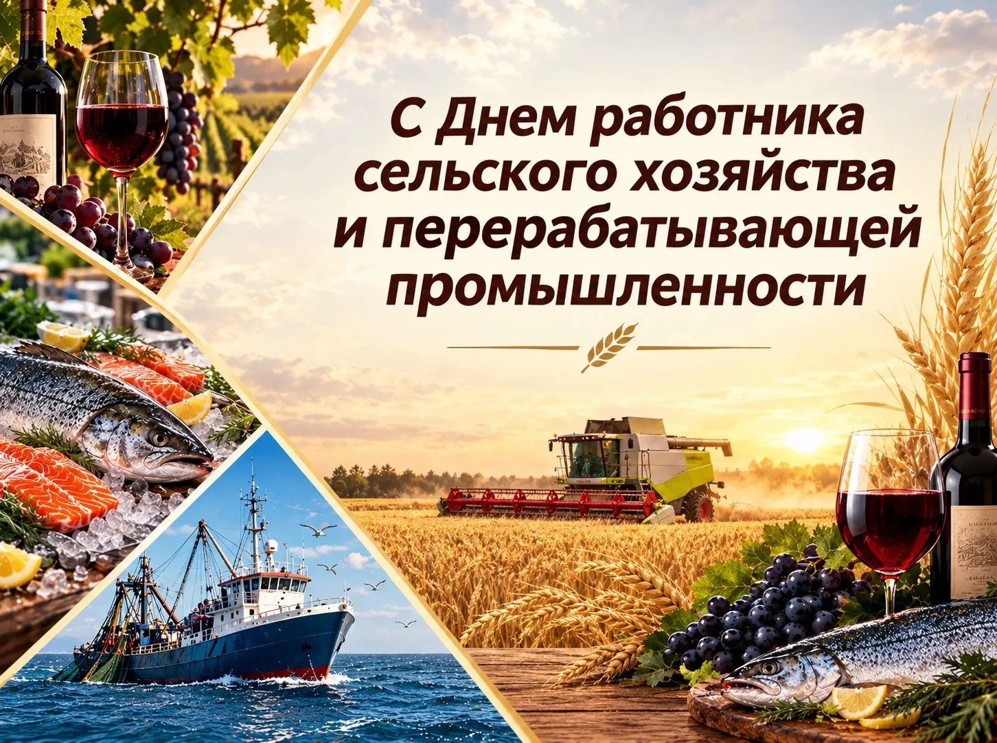​С Днем работника сельского хозяйства и перерабатывающей промышленности! 🚜🐟