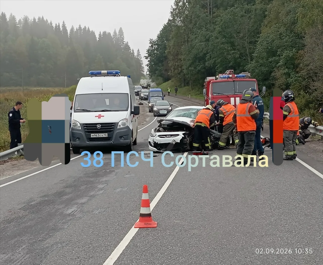 02 сентября 2026 года в 10:16 на пульт диспетчера пожарной охраны поступило сообщение о...