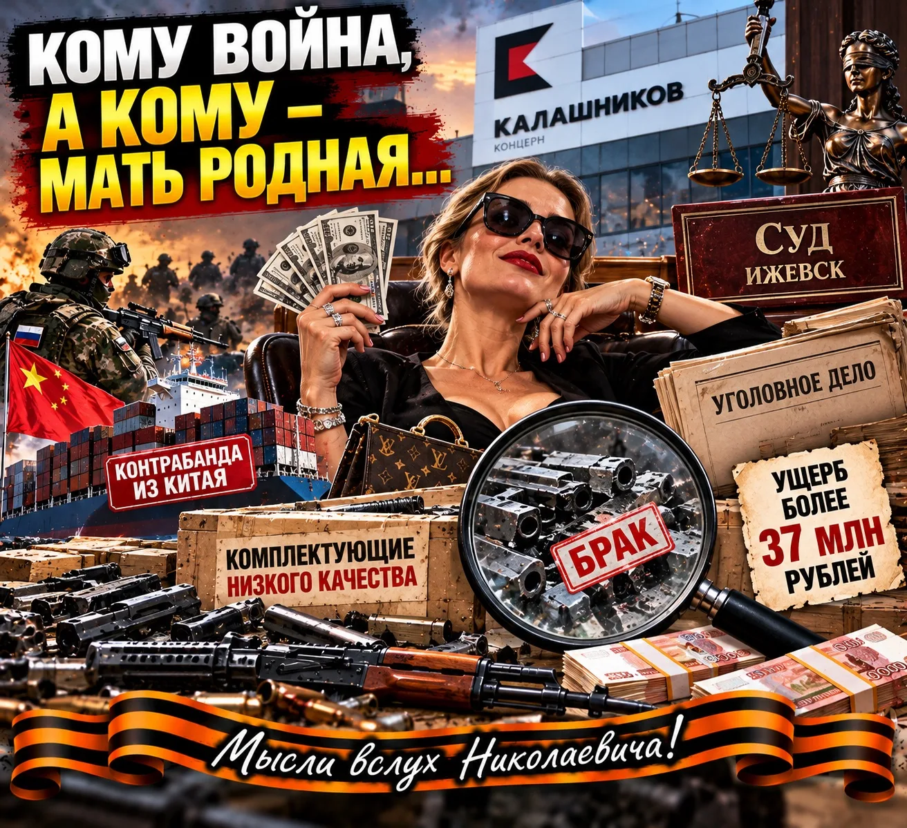 Кому война, а кому — мать родная. Даже на государственном оборонном заказе находятся же...