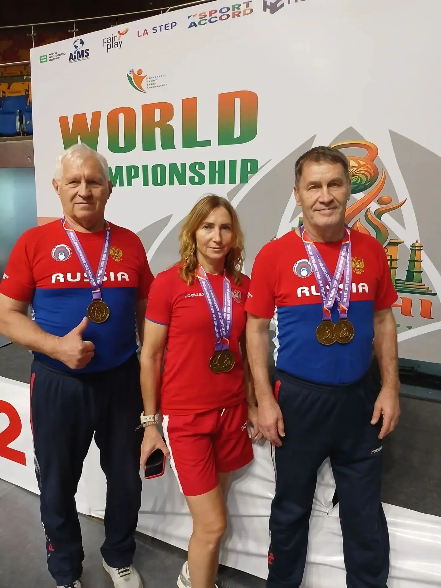 Красноярские гиревики – победители первенства мира среди ветеранов 🥇