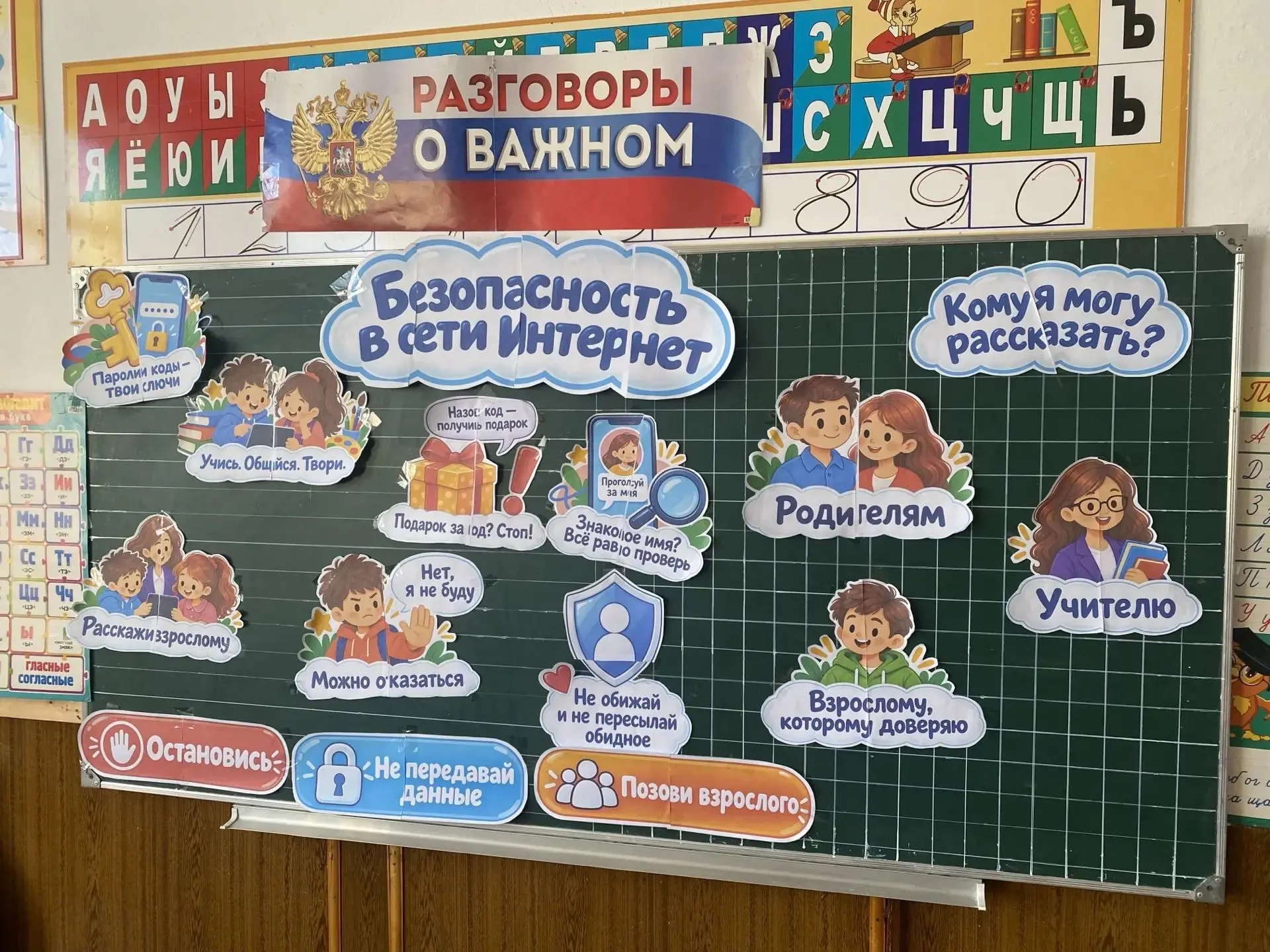 Сегодня во 2 «В» классе прошло внеурочное занятие проекта «Разговоры о важном» на тему ...