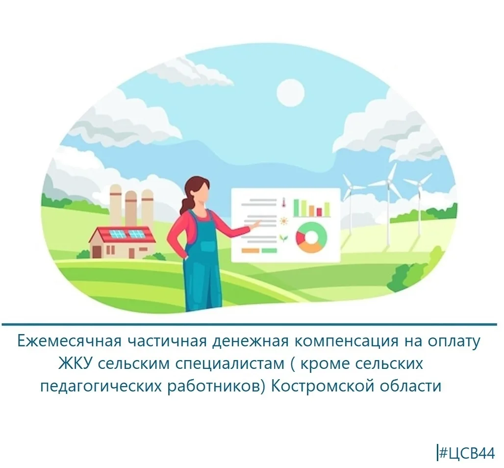 📝 В  Костромской области специалистам, проживающим и работающим в сельской местности, ...