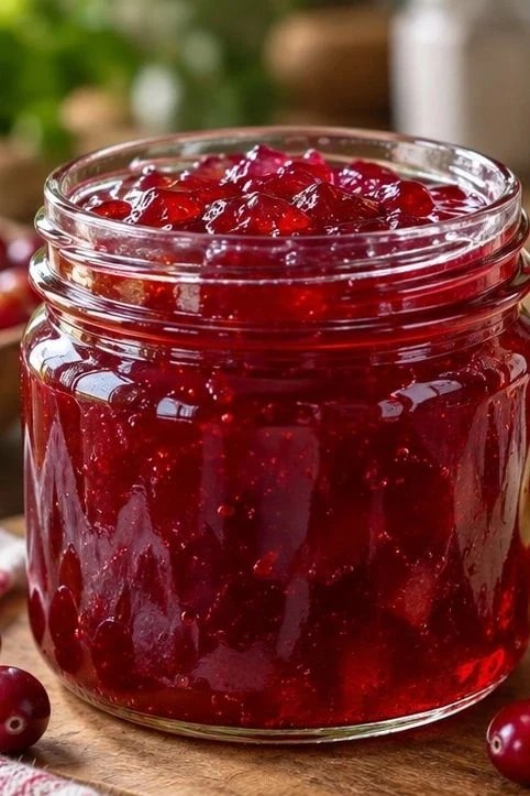 ЖЕЛЕ ИЗ КЛЮКВЫ И ЯБЛОКОВ. ПОЛЕЗНО, КРАСИВО И ОЧЕНЬ ВКУСНО!