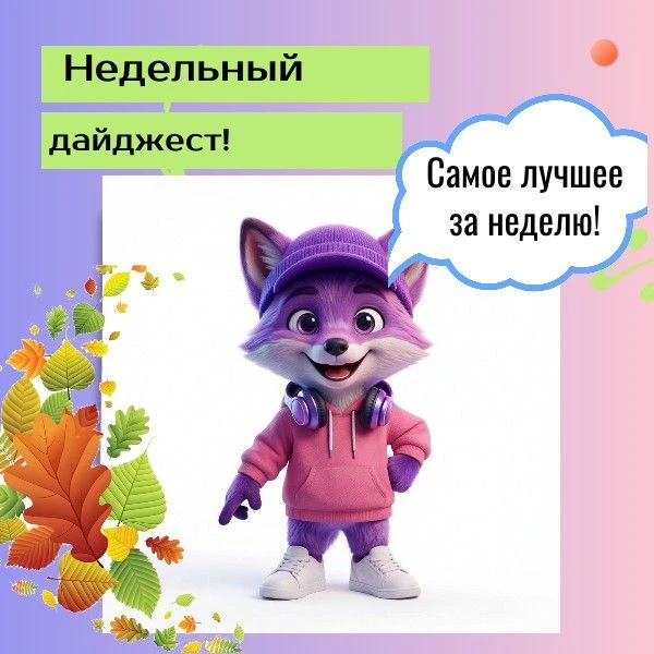 🍁Недельный дайджест: самое яркое за 7 дней!